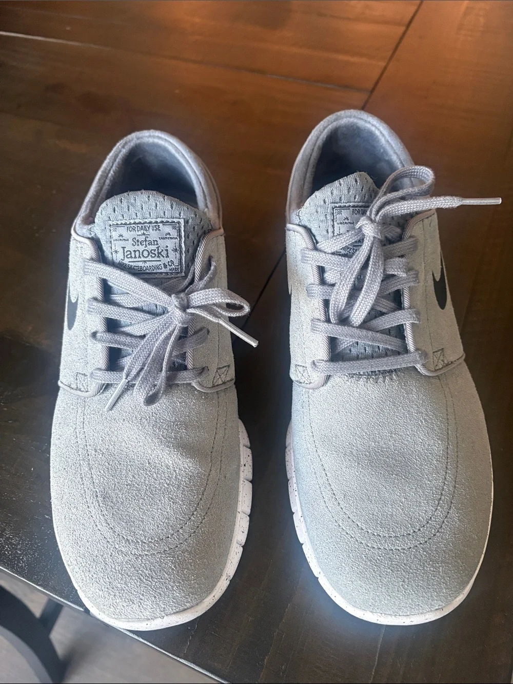 Nike Mens Stefan Janoski Max Cool Grey /Blk size 10 1/2
